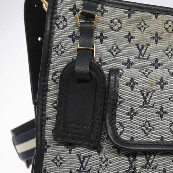 LOUIS VUITTON Monogram Mini Besace Mary Kate Bag Navy - Picture 9 of 16